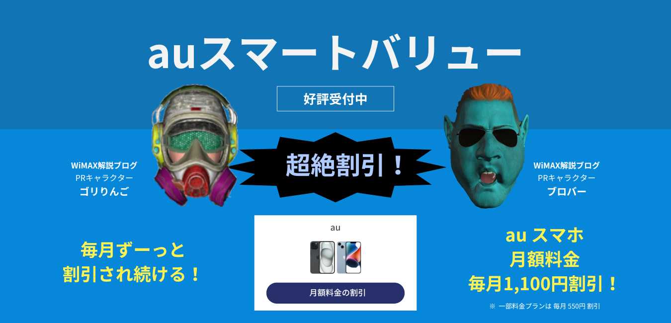 【Vision WiMAX】auスマートバリュー
