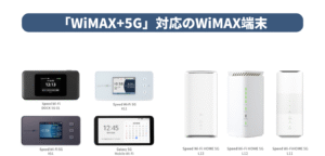 「WiMAX+5G」対応ルーター