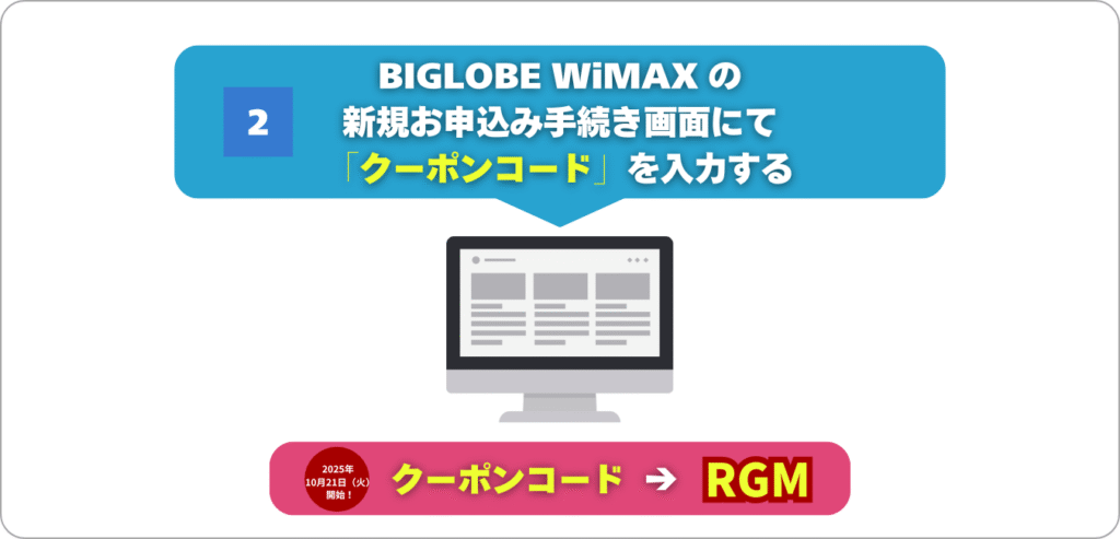 BIGLOBE WiMAX の クーポンコード