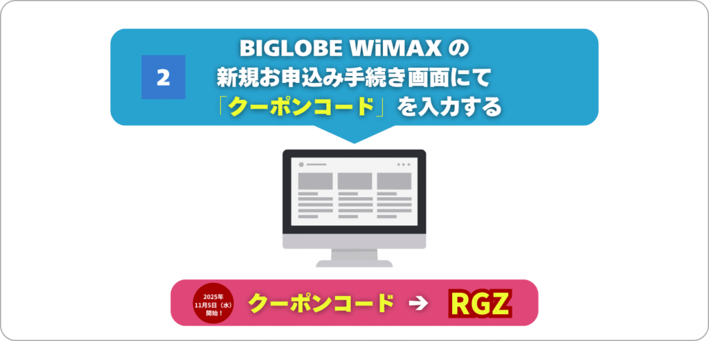 BIGLOBE WiMAX の クーポンコード