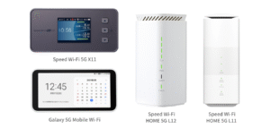 「Speed Wi-Fi 5G X11」「Galaxy 5G Mobile Wi-Fi」「HOME 5G L12」＆「HOME 5G L11」（2）