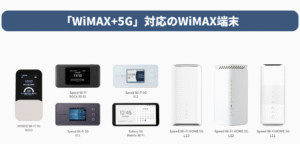 「WiMAX+5G」対応ルーター