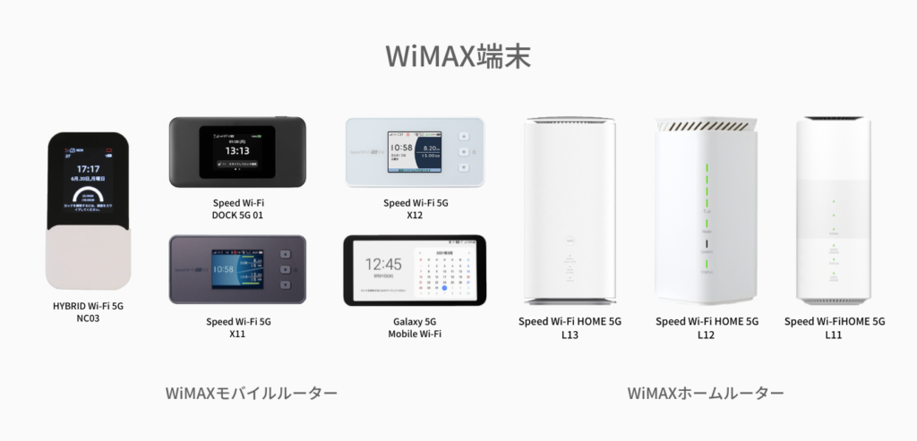WiMAX端末（8）